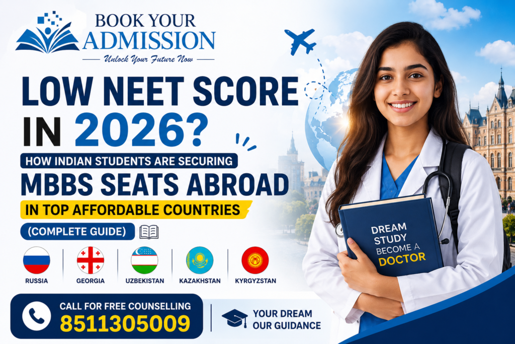 Low NEET Score in 2026? How Indian Students Are Securing MBBS Seats Abroad in Top Affordable Countries (Complete Guide)