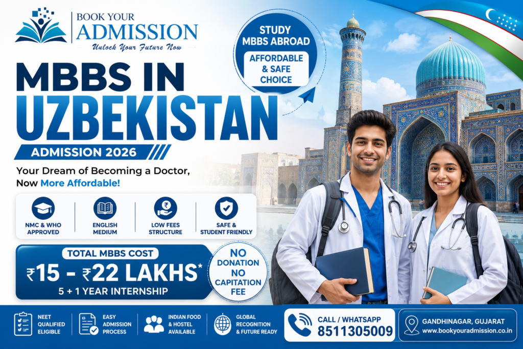 MBBS in Uzbekistan Admission 2026 – Complete Guide for Indian Students | Book Your Admission